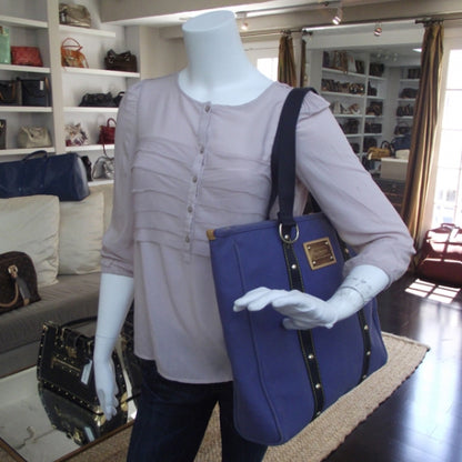 Louis Vuitton Antigua Cabas GM Blue 2 of 9