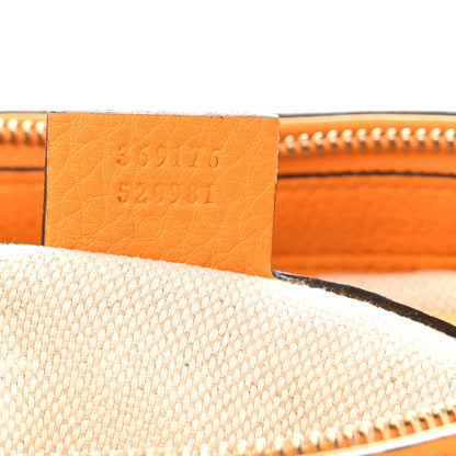 Gucci Pebbled Calfskin Small Soho Top Handle Bag Curcuma 7 of 11