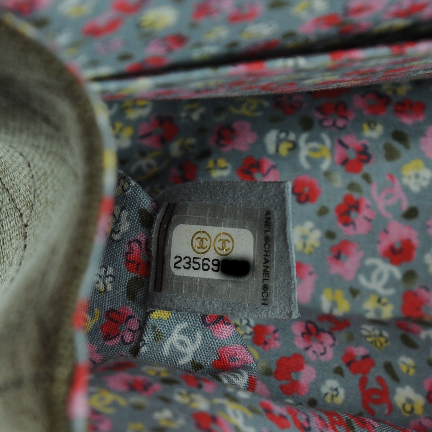 Chanel Toile Quilted Medium Cuba Double Flap Khaki 7 of 8