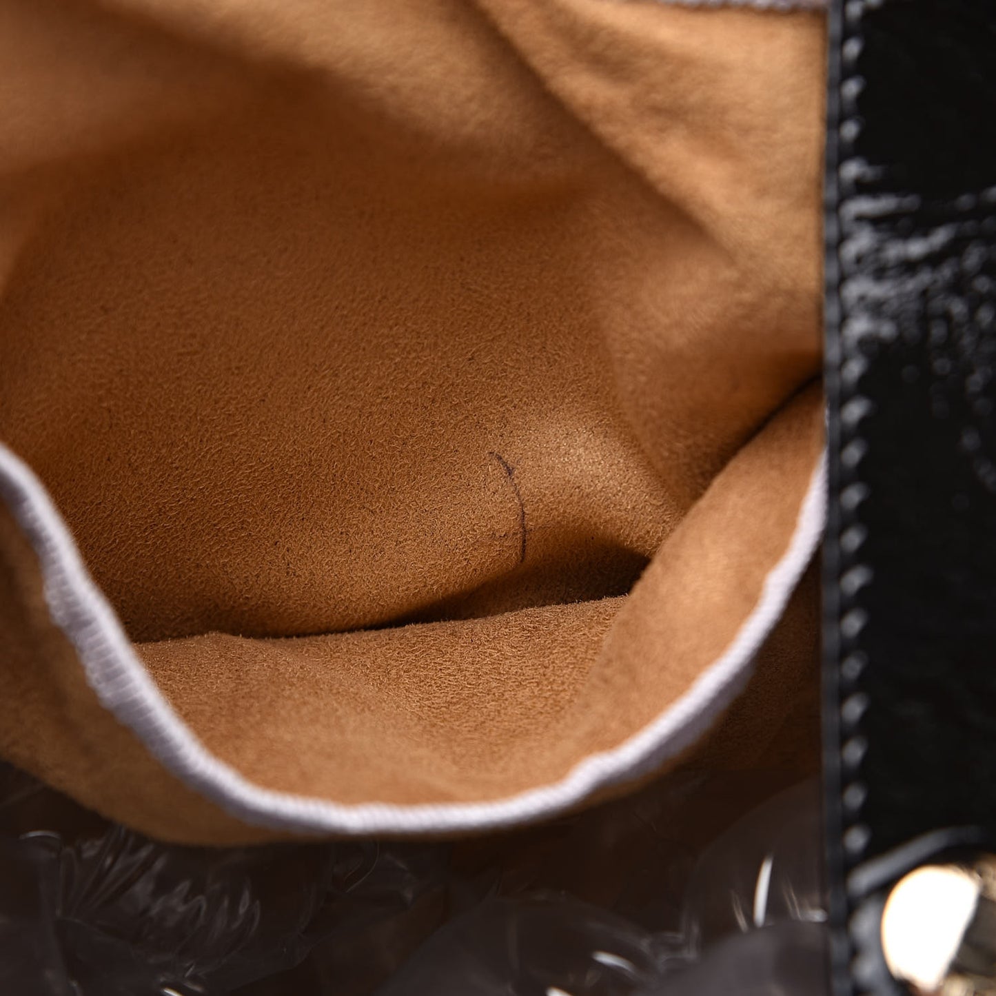 Patent Lola Oversized Tote Black