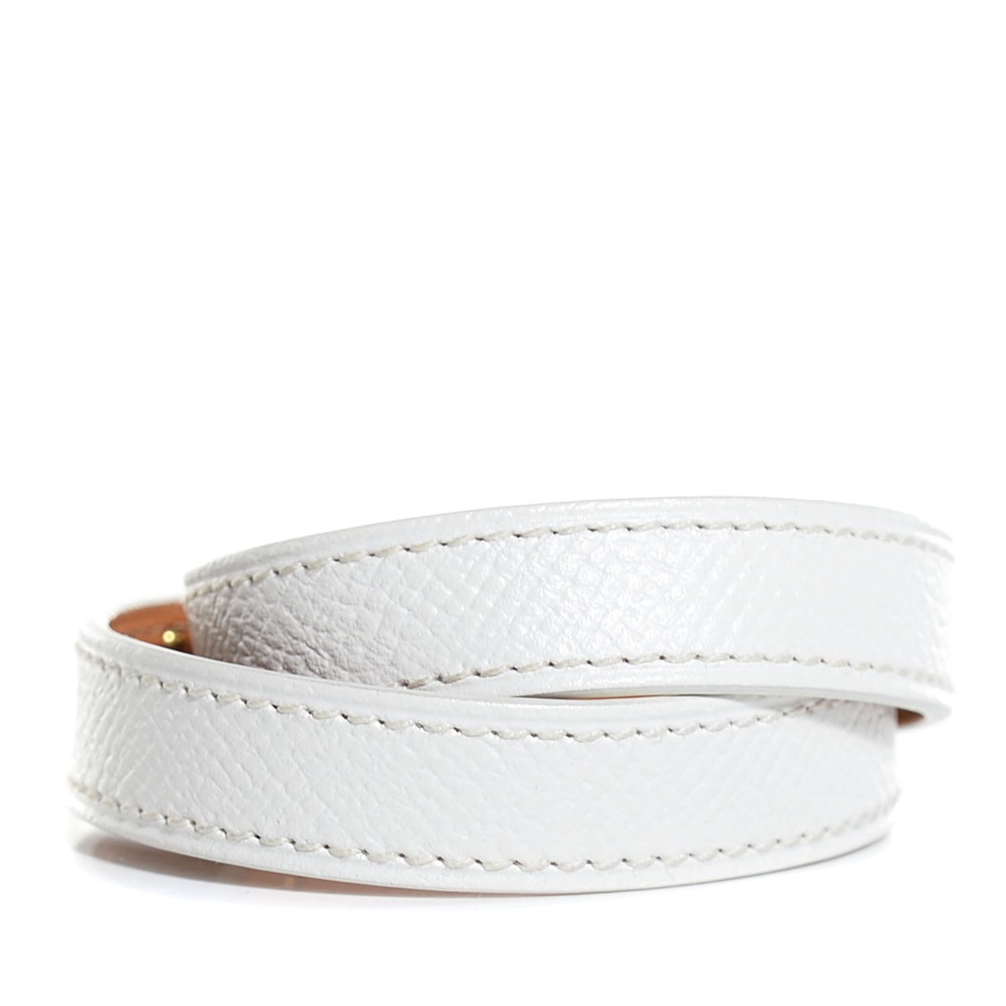 Epsom Kelly Double Tour Bracelet XS White