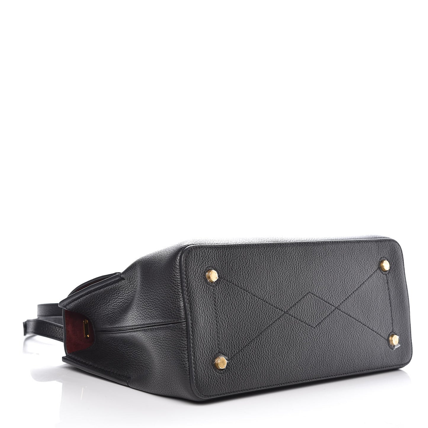 Small Classic Grain Calfskin Small Seaton Black