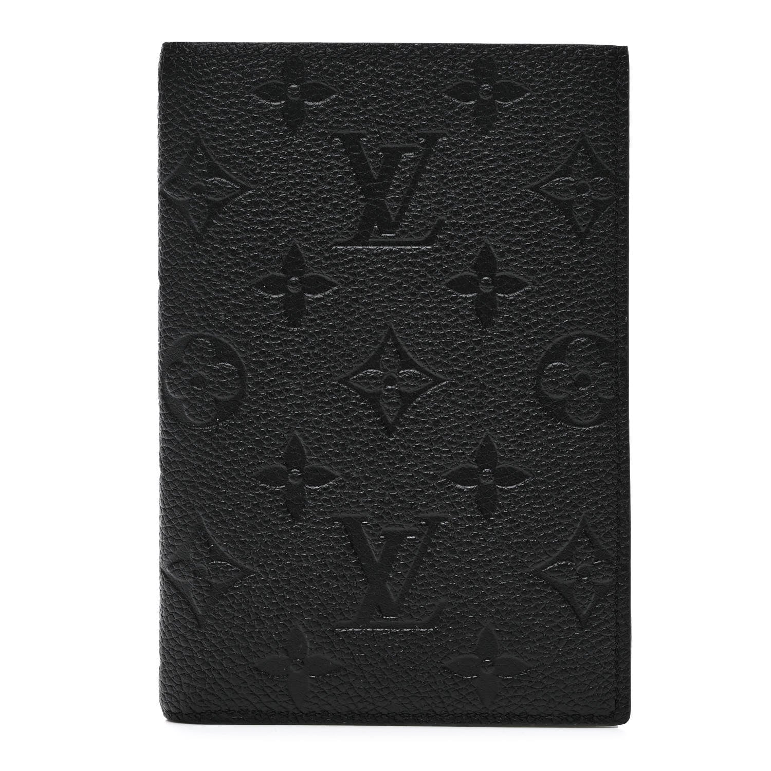 Louis Vuitton Empreinte Monogram Passport Cover Black 1 of 7