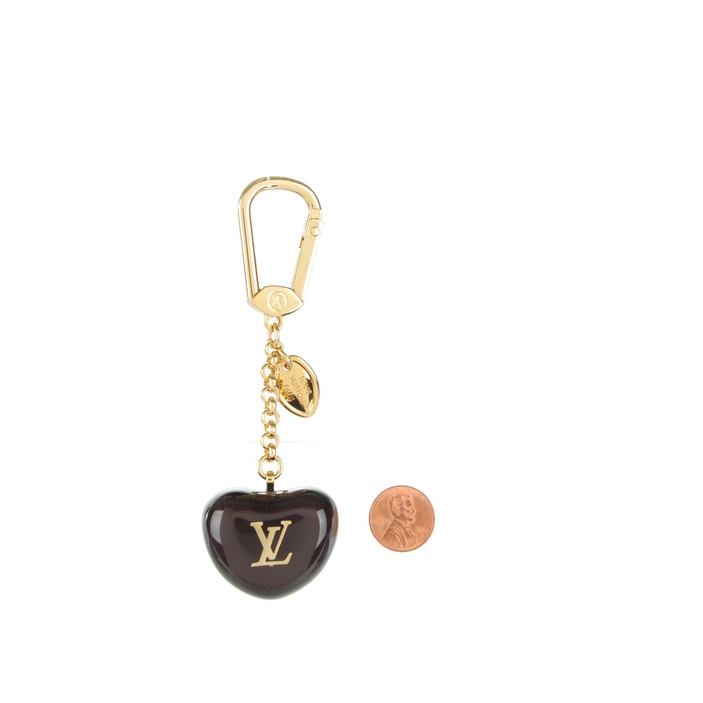 Pomme Bag Charm Key Holder Amarante