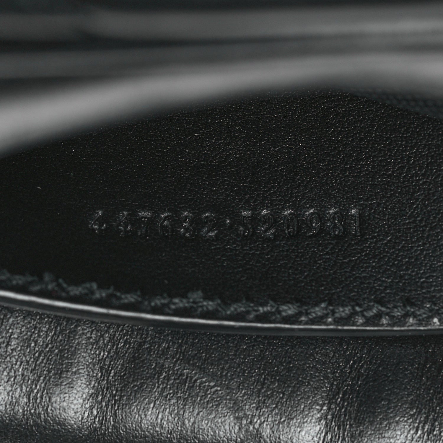 Gucci Calfskin Matelasse Monochrome Small GG Marmont Chain Shoulder Bag Black 7 of 9