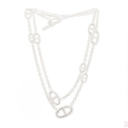 Hermes Sterling Silver Farandole Necklace 80 3 of 6