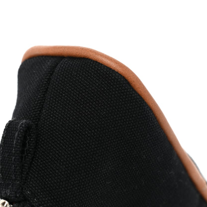Hermes Cotton Canvas Mini Mini Bolide Travel Cosmetic Pouch Black 8 of 8
