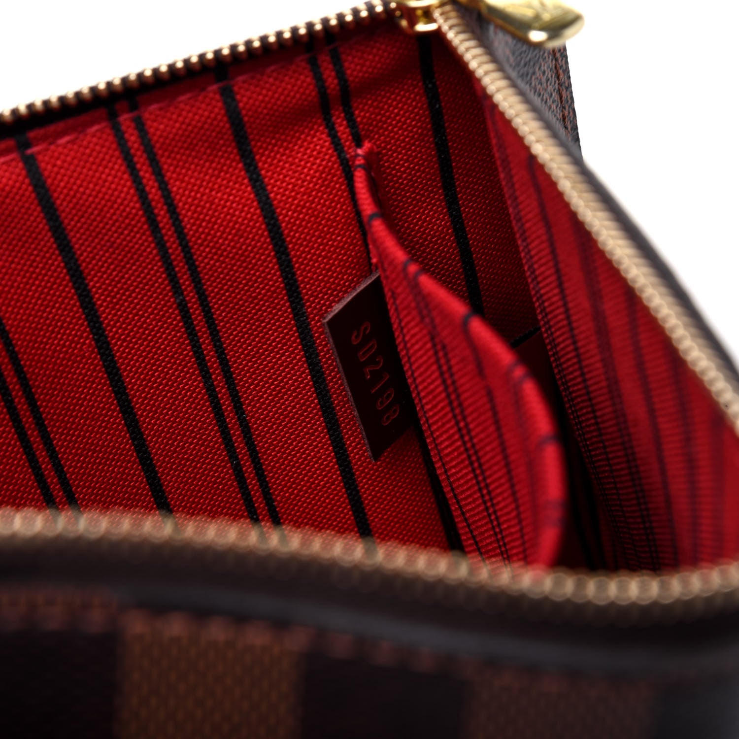 Louis Vuitton Damier Ebene Neverfull MM GM Pochette 8 of 12