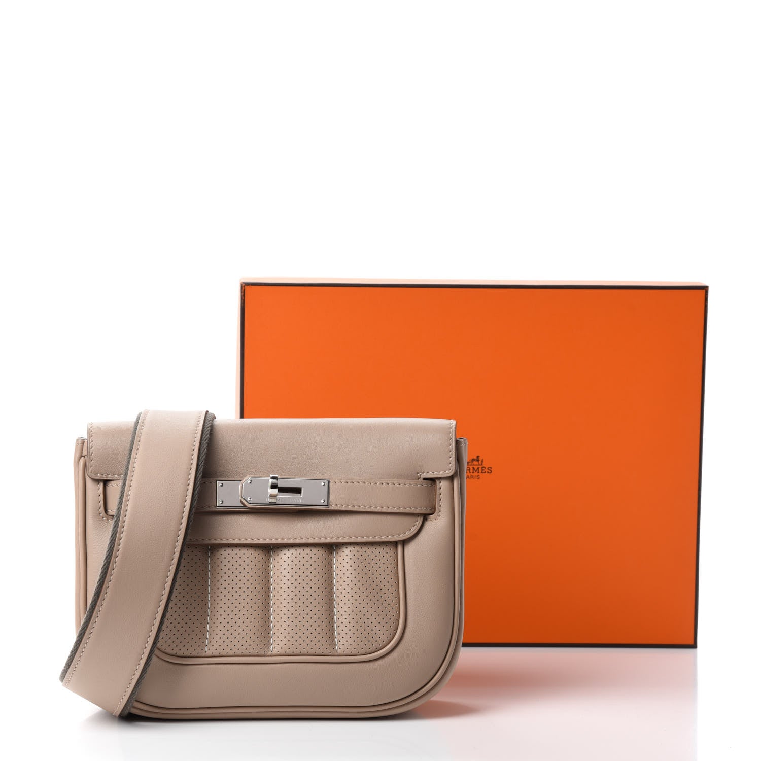 Hermes Veau Swift Mini Sac Berline Argile 11 of 11