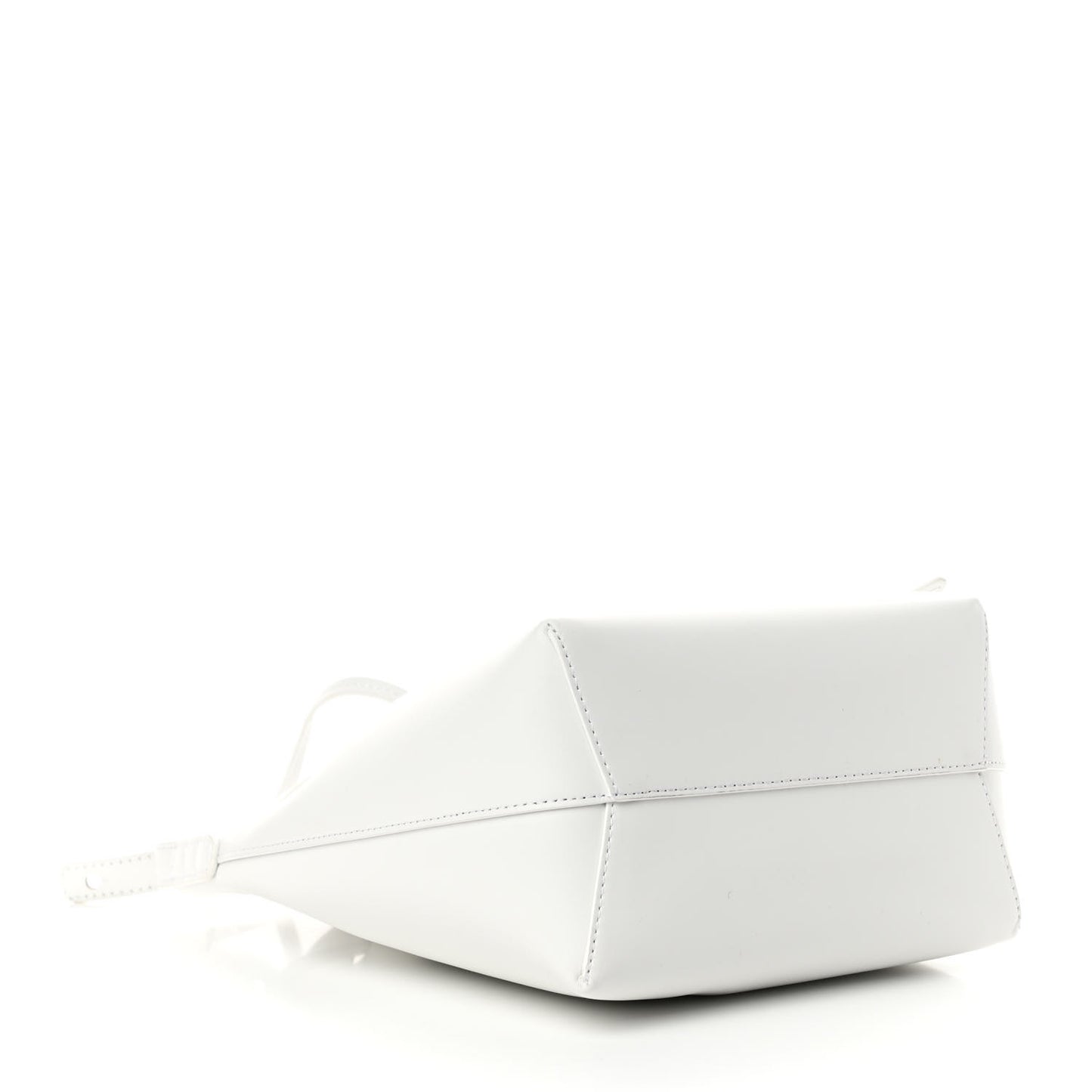Calfskin Mini Bucket Bag White