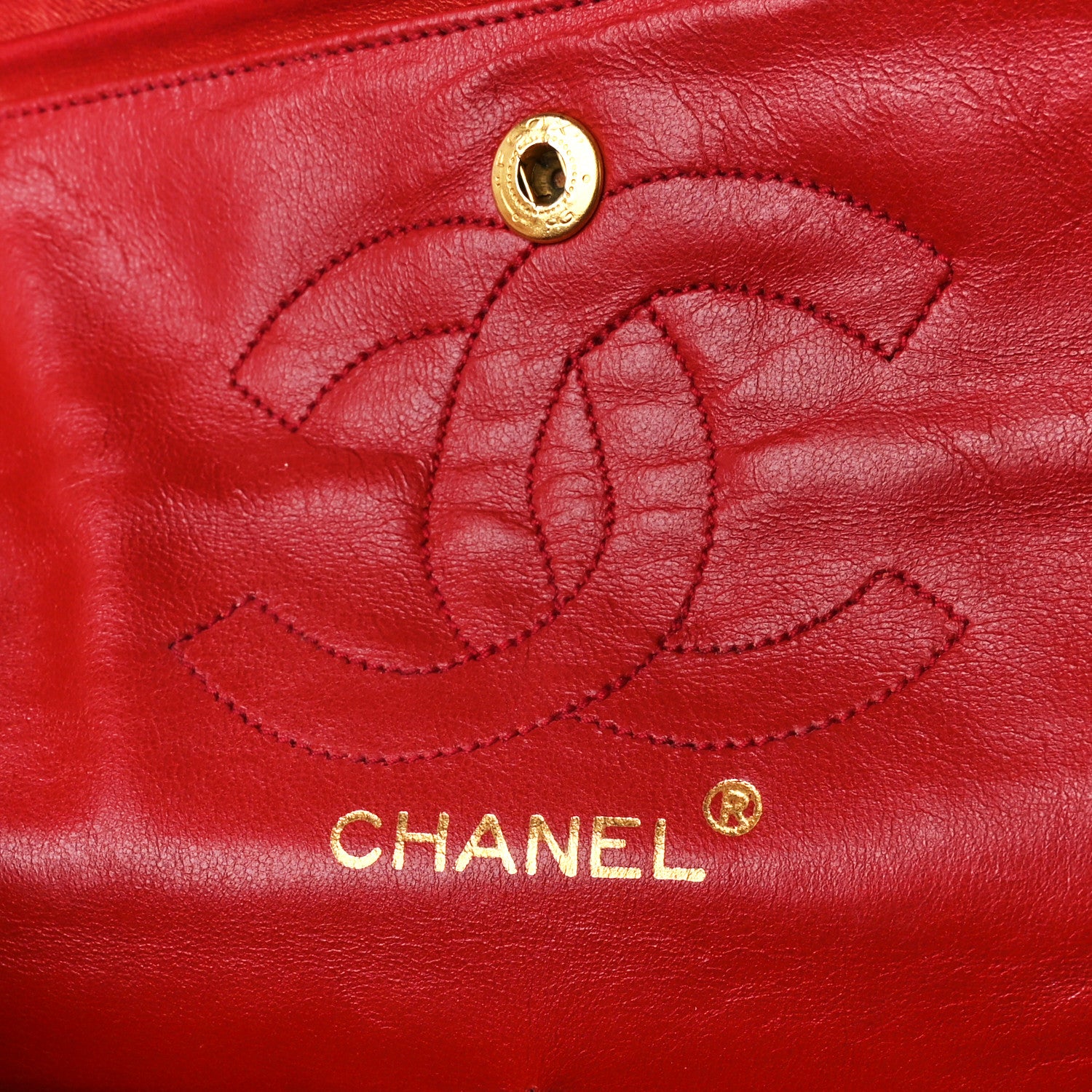 Chanel Lambskin Quilted Small Double Flap Red 5 of 16
