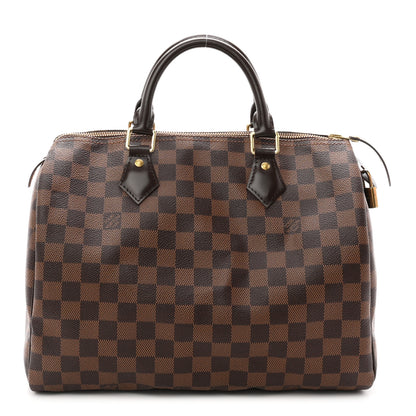 Louis Vuitton Damier Ebene Speedy 30 1 of 10