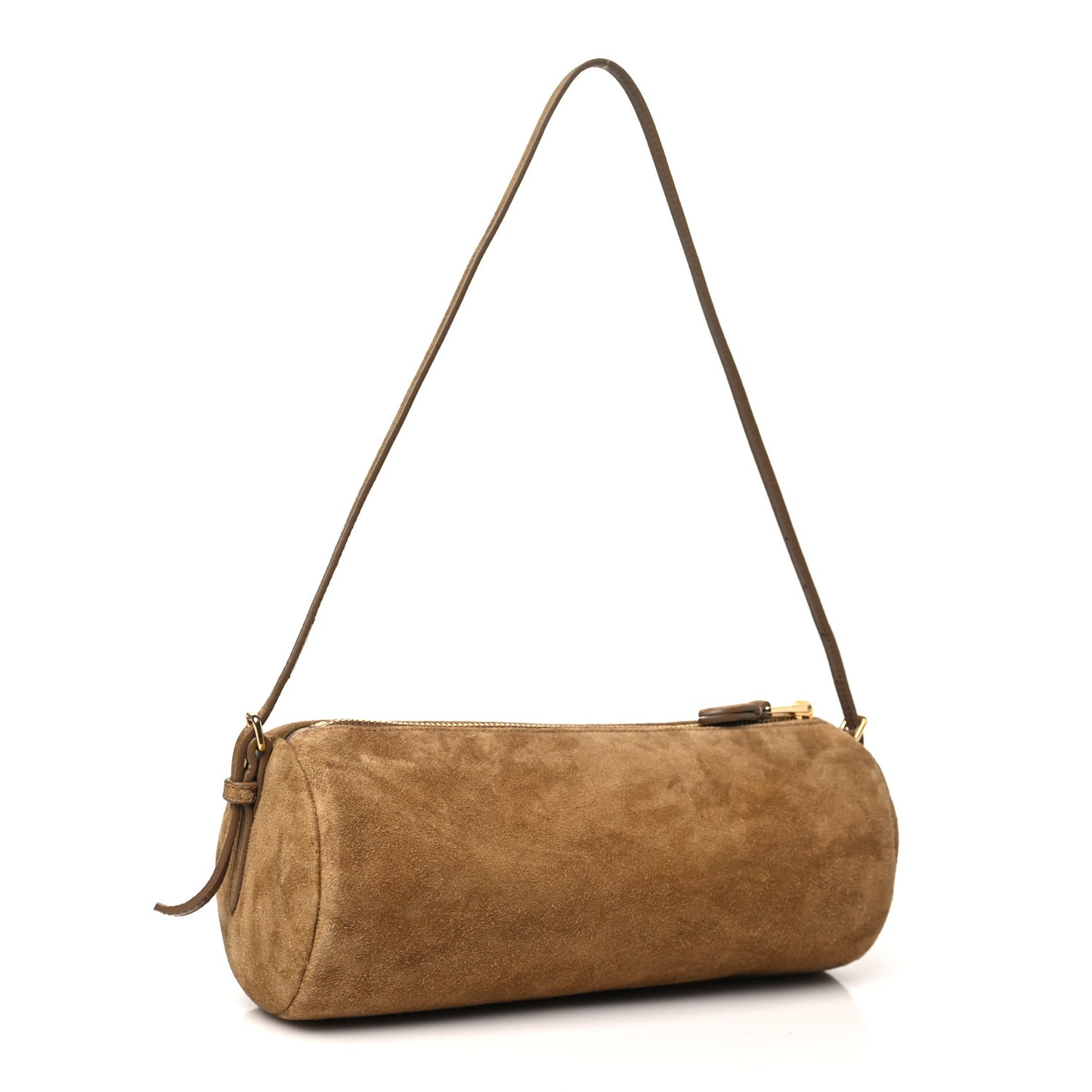 Suede Pouch Olive Green