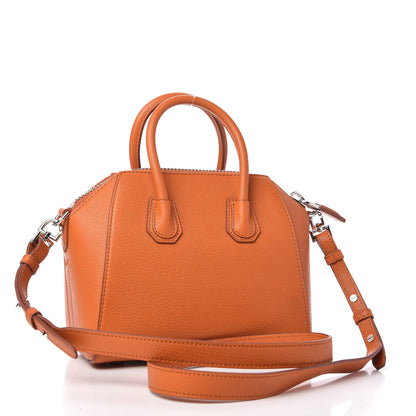 Givenchy Sugar Goatskin Mini Antigona Rust 3 of 10