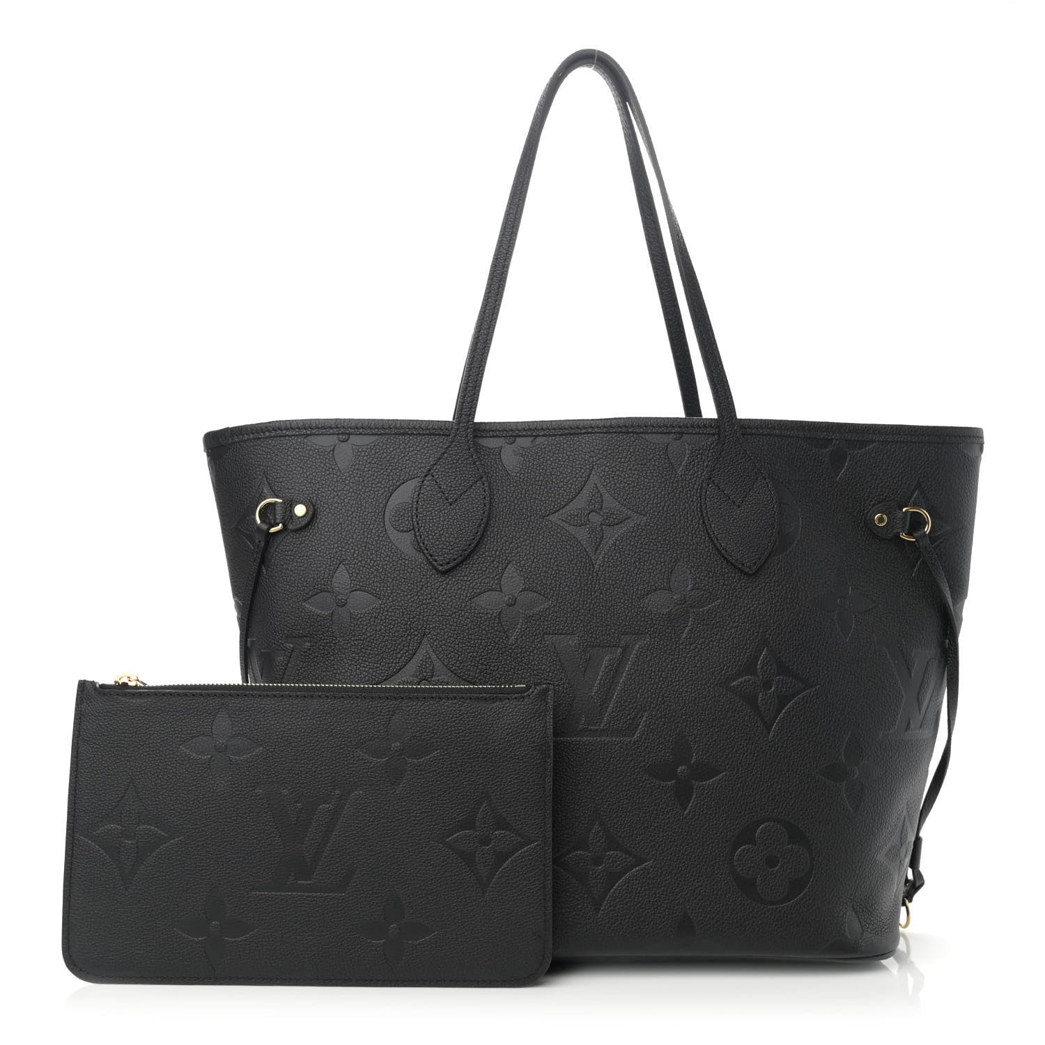 Louis Vuitton Empreinte Monogram Giant Neverfull MM Black 1 of 10
