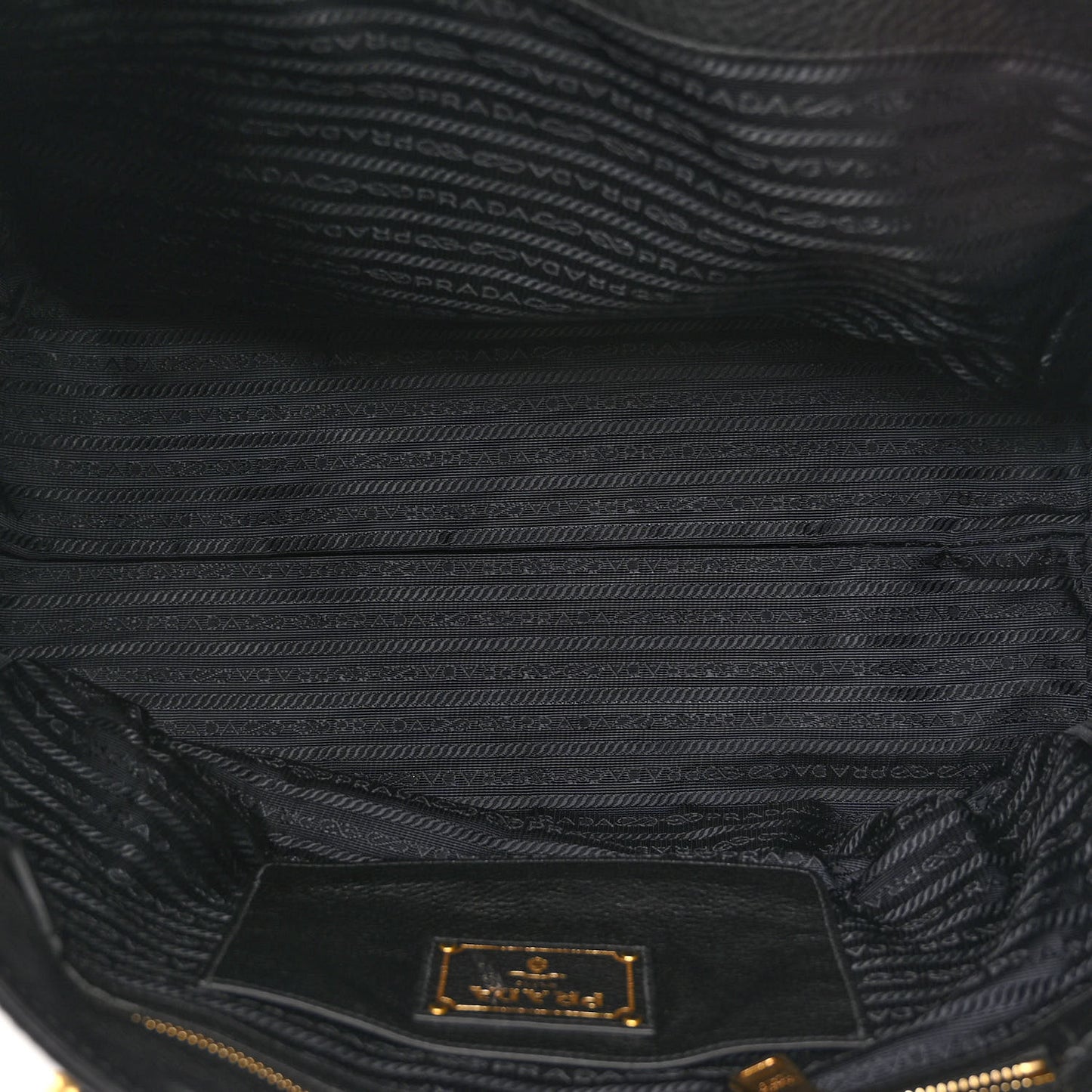 Vitello Daino Shopping Satchel Black