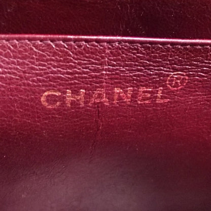 Chanel Vintage Leather Jumbo Classic Flap Black 10 of 13