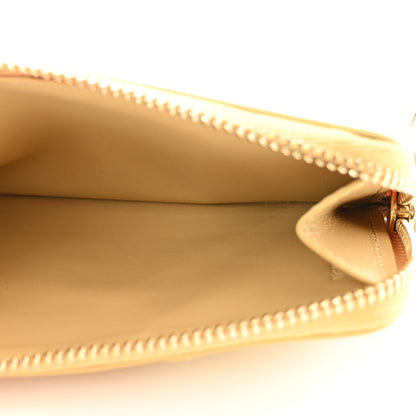 Loewe Calfskin Puzzle Colorblock Coin Card Holder Sunflower Soft White Dark Butter 5 of 7