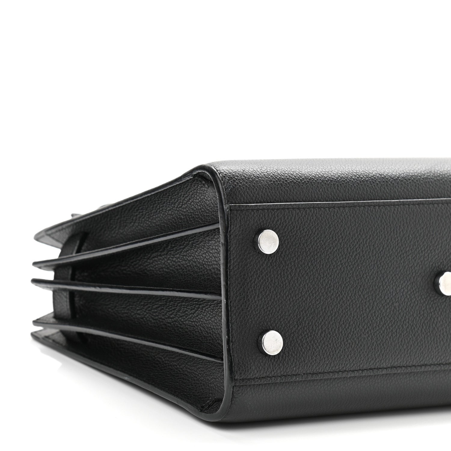 Saint Laurent Grained Calfskin Baby Sac De Jour Black 5 of 13