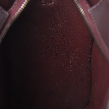 Celine Smooth Calfskin Nano Luggage Burgundy 30 of 32