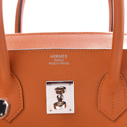 Hermes Epsom Birkin 35 Orange 12 of 18