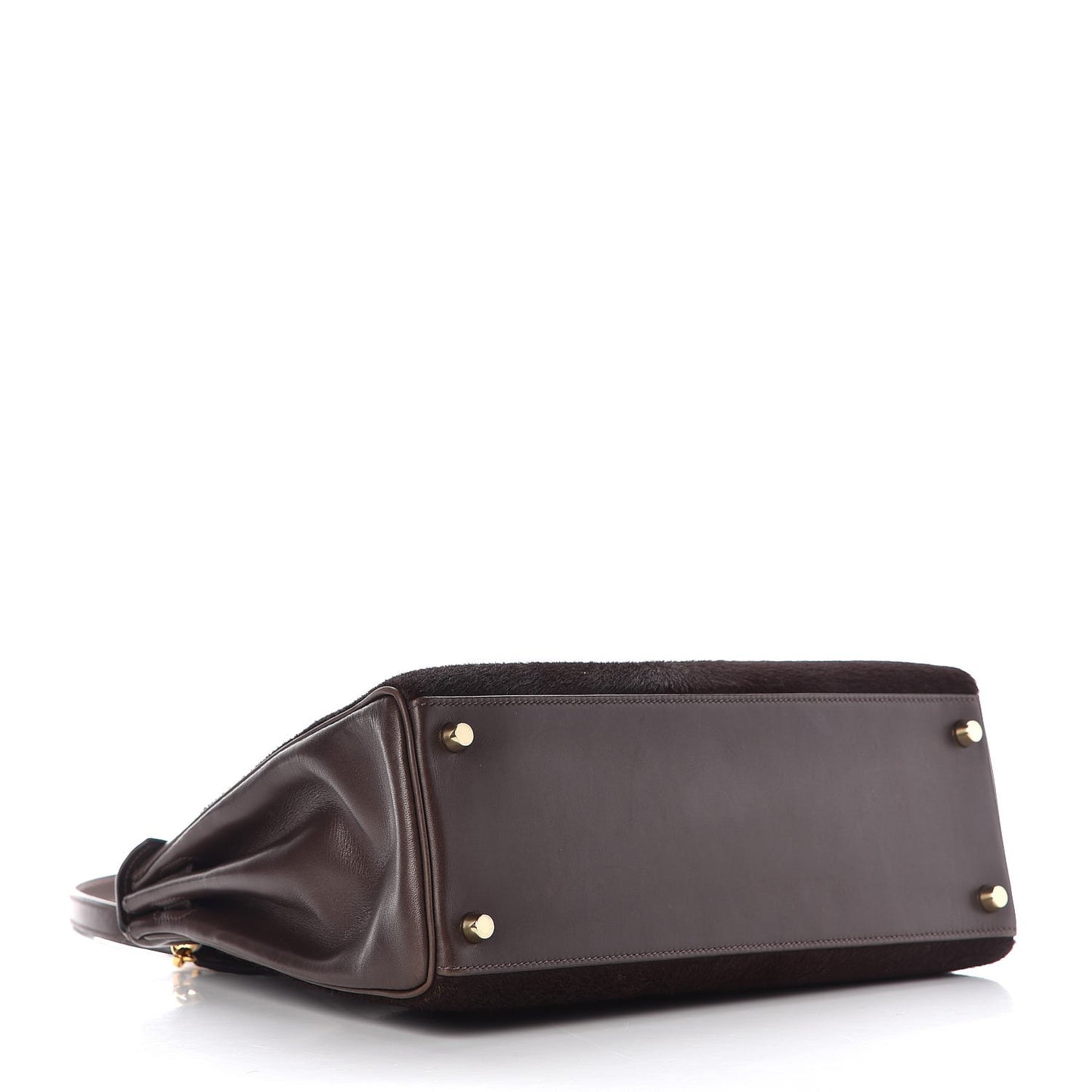 Pony Hair Swift Kelly Retourne 32 Chocolate
