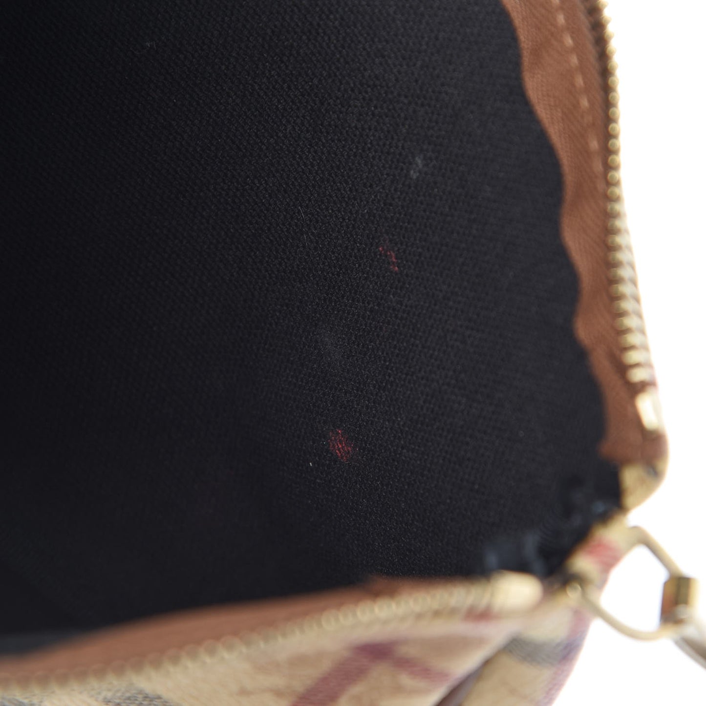 Haymarket Check Pochette Chocolate