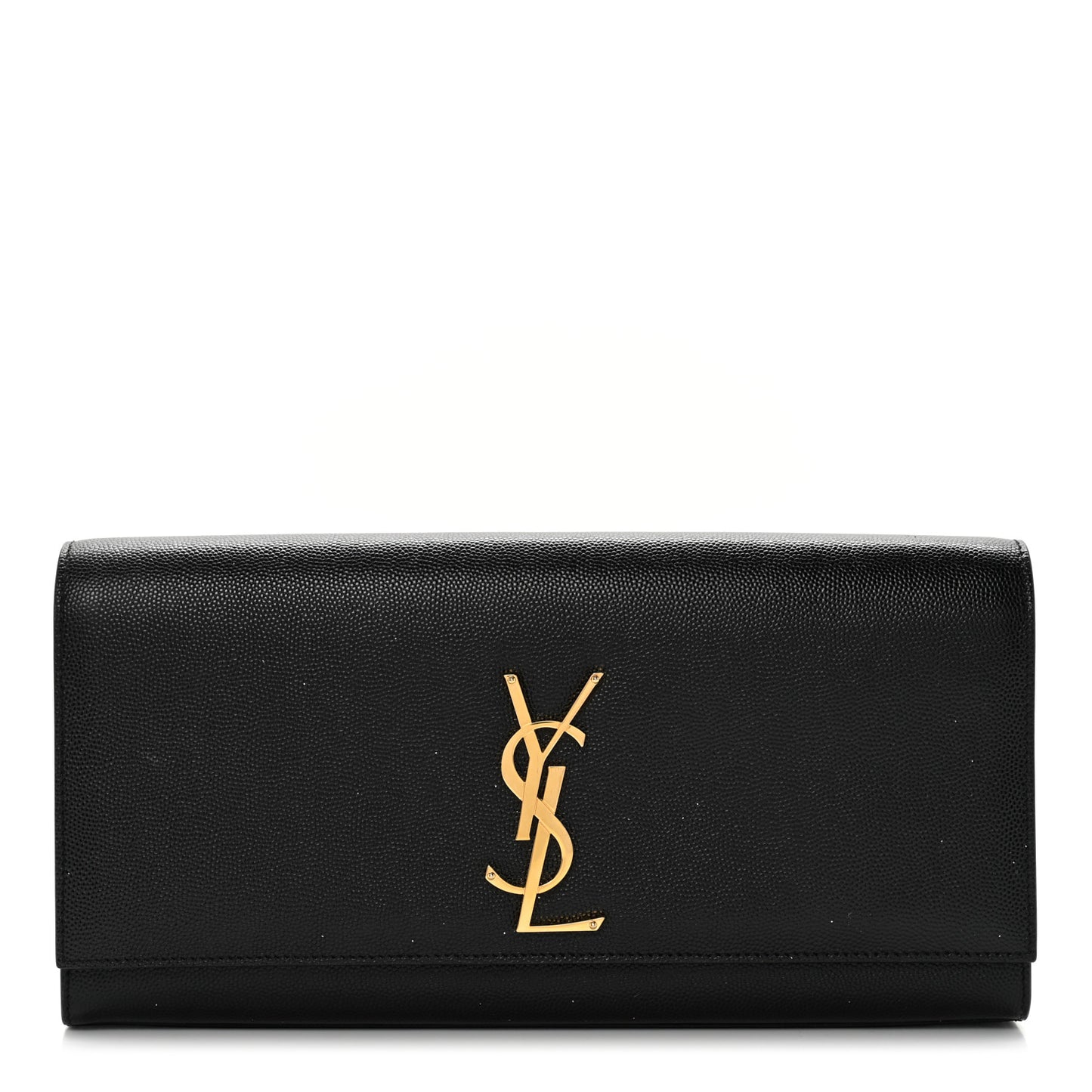 Grain De Poudre Monogram Cassandre Clutch Black