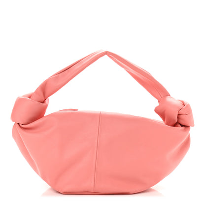 Bottega Veneta Calfskin Mini Double Knot Bag Peach 1 of 9