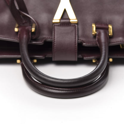 Saint Laurent Calfskin Small Classic Y Cabas Bordeaux 12 of 15