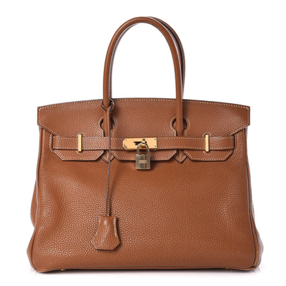 Hermes Togo Birkin 30 Gold 1 of 37