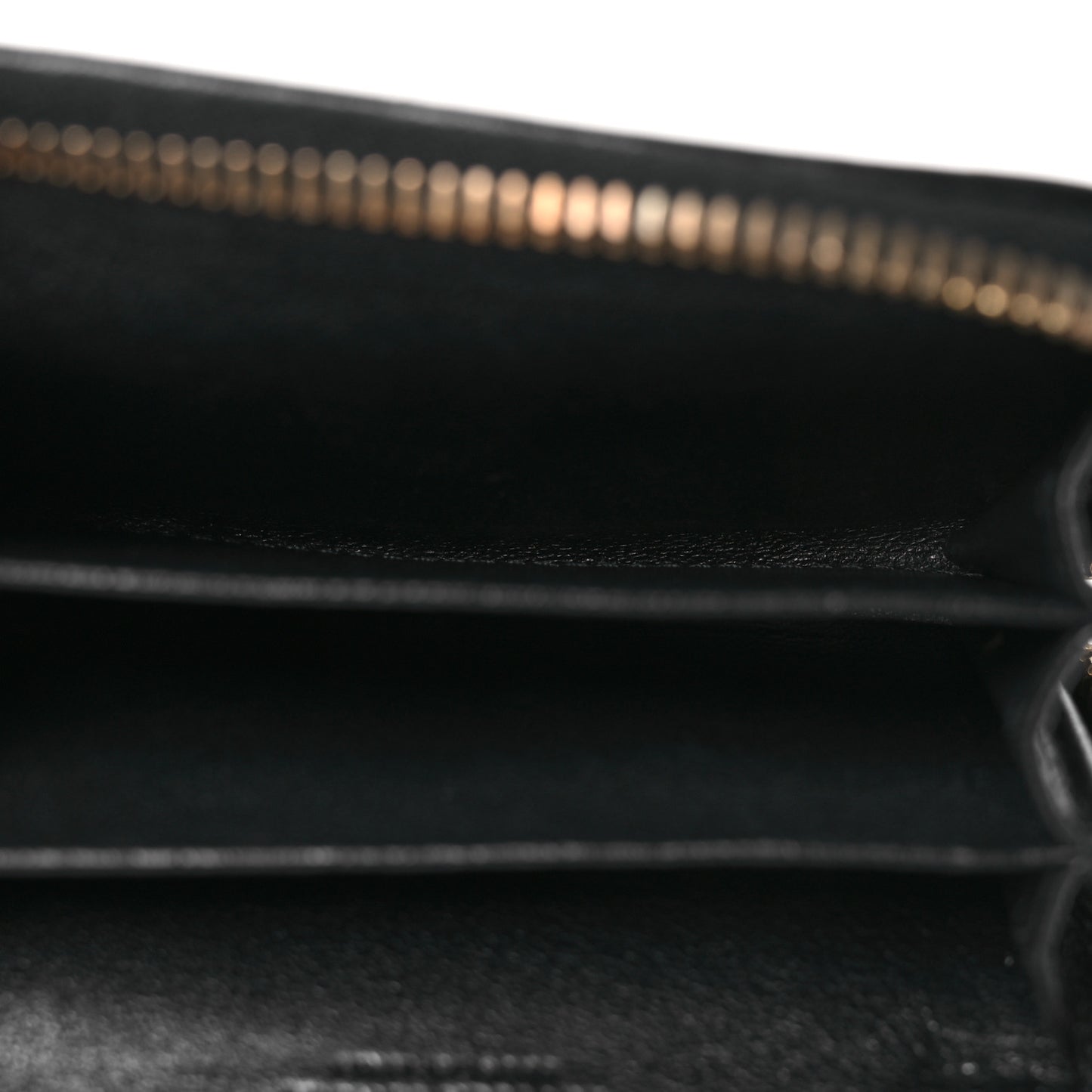 Nappa Intrecciato Zip Around Coin Purse Black