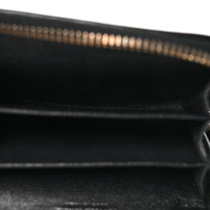 Bottega Veneta Nappa Intrecciato Zip Around Coin Purse Black 7 of 10