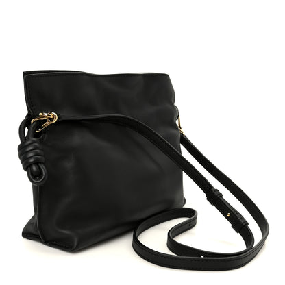 Loewe Calfskin Mini Flamenco Knot Clutch Black 3 of 10