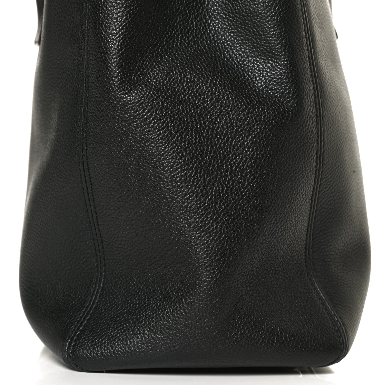 Chanel Calfskin Cerf Executive Shopper Tote Black 11 of 11