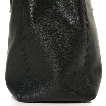 Chanel Calfskin Cerf Executive Shopper Tote Black 11 of 11
