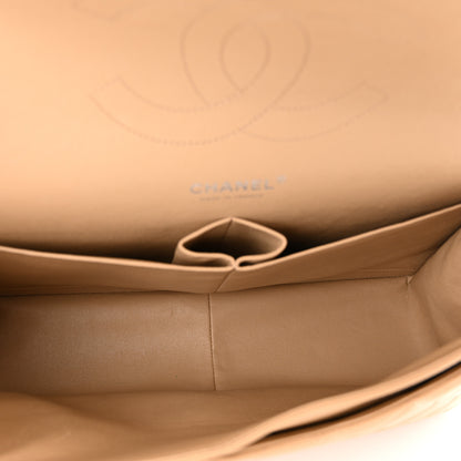 Chanel Lambskin Quilted Jumbo Double Flap Beige Clair 6 of 11