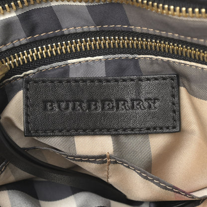 Burberry Nylon House Check Diaper Tote Black 6 of 15
