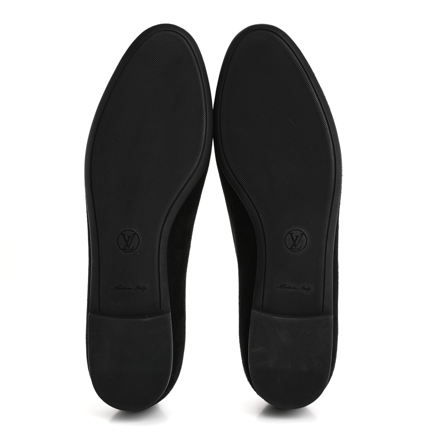 Louis Vuitton Suede Monogram Uniformes Ballet Flats 37 Black 6 of 11