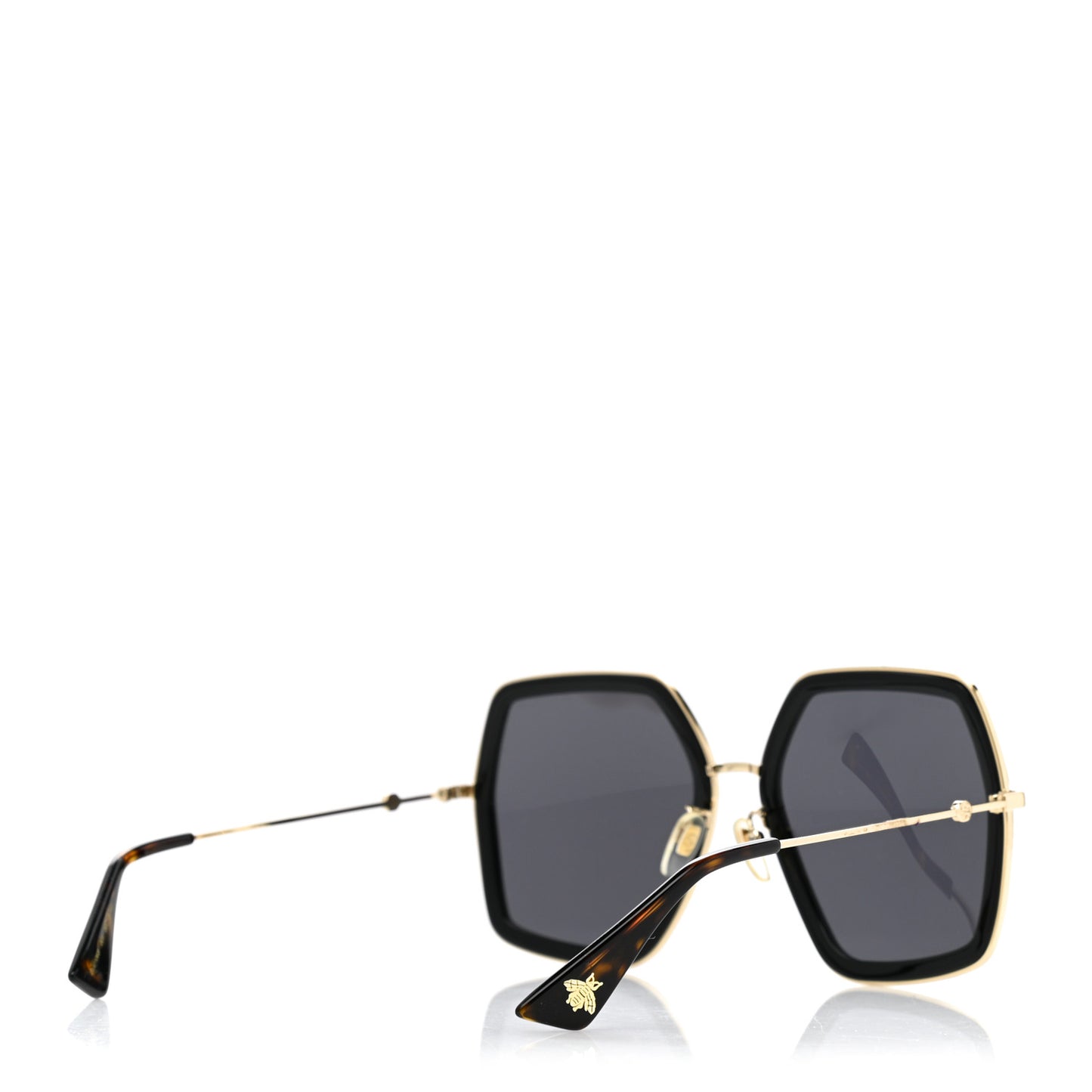 Acetate Oversize Square Frame GG0106S Sunglasses Black