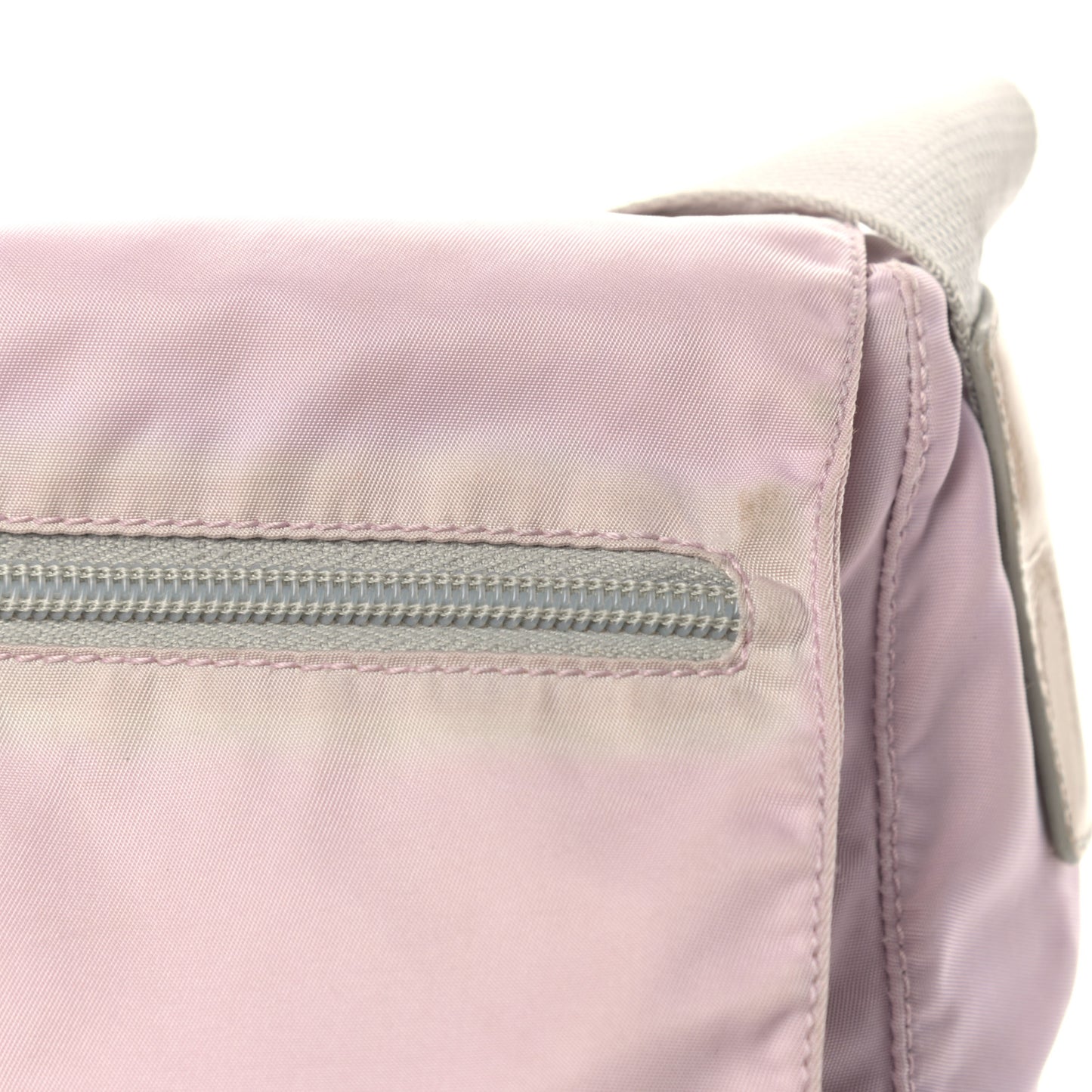 Nylon Vela Sport Messenger Bag Rosa