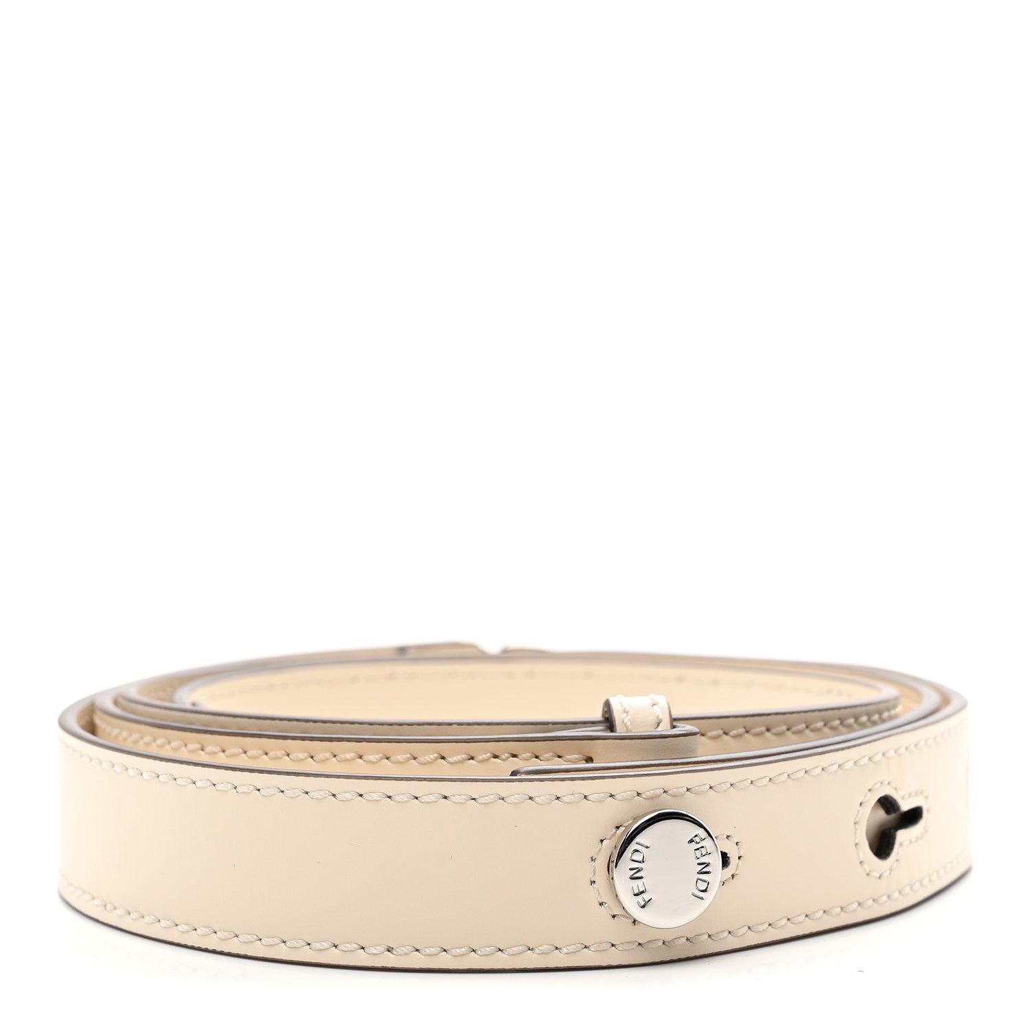 Fendi Vitello Dolce By The Way Strap White Ice 2 of 3