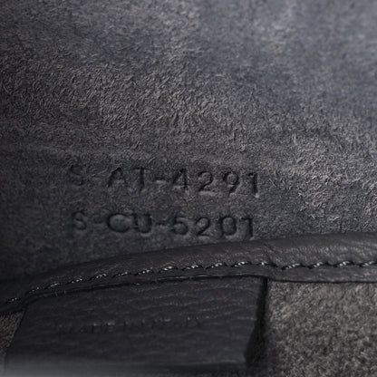 Celine Drummed Calfskin Nano Luggage Kohl 8 of 13