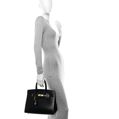 Hermes Box Birkin Sellier 30 Black 2 of 12