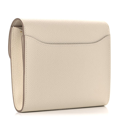 Hermes Epsom Constance Short Wallet Craie 3 of 10