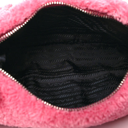 Prada Terry Cloth Mini Re-Edition 2000 Bag Petalo Black 5 of 9