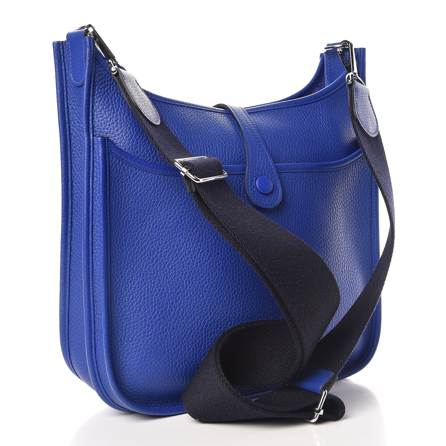 Taurillon Clemence Amazone Evelyne III PM Bleu Electrique Black