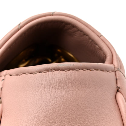 Gucci Calfskin Matelasse Small GG Marmont Shoulder Bag Perfect Pink 11 of 11