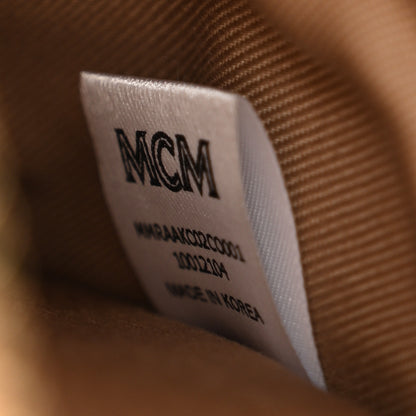 MCM Visetos Monogram Small Aren Crossbody Cognac 7 of 10