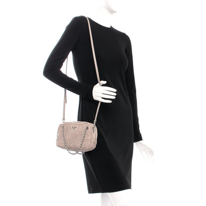 Prada Nappa Gaufre Crossbody Pomice 2 of 10